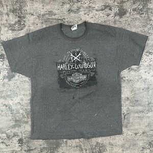 Vintage Gray Harley Davidson Shirt Size XL